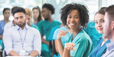 healthcare workers in a workshop