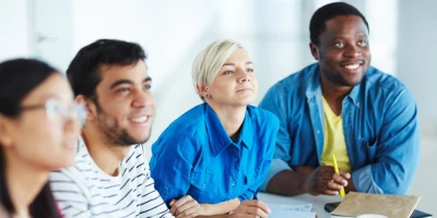 Adult learners paying attention